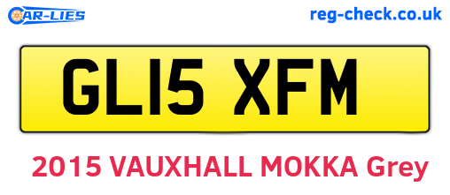 GL15XFM are the vehicle registration plates.
