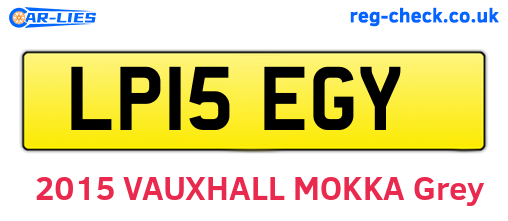 LP15EGY are the vehicle registration plates.