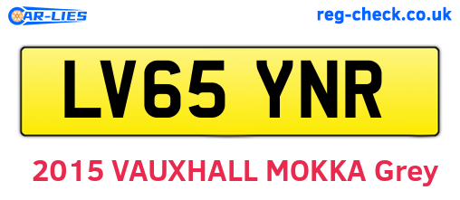 LV65YNR are the vehicle registration plates.