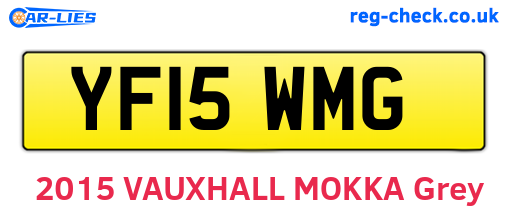 YF15WMG are the vehicle registration plates.