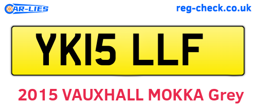 YK15LLF are the vehicle registration plates.