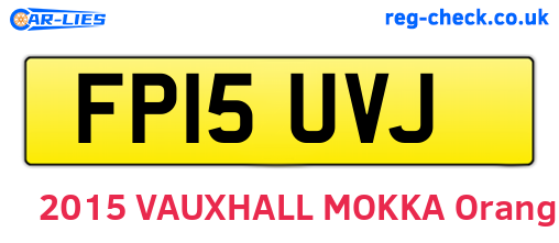 FP15UVJ are the vehicle registration plates.