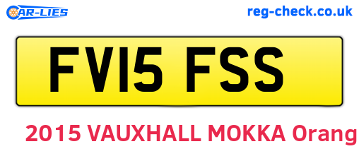 FV15FSS are the vehicle registration plates.