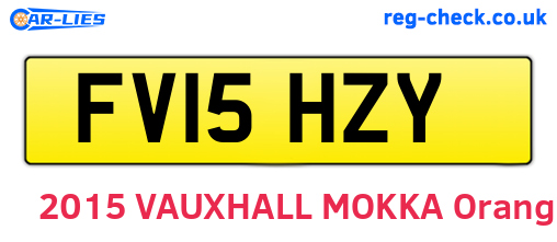 FV15HZY are the vehicle registration plates.