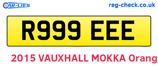 R999EEE are the vehicle registration plates.