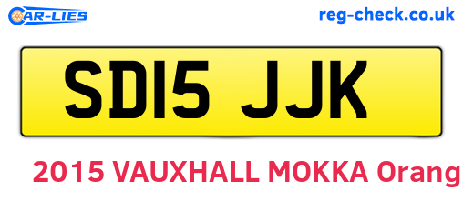 SD15JJK are the vehicle registration plates.
