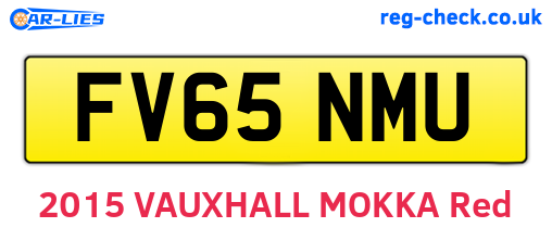 FV65NMU are the vehicle registration plates.