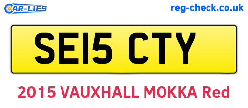 SE15CTY are the vehicle registration plates.