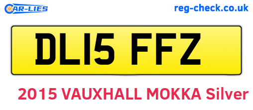 DL15FFZ are the vehicle registration plates.