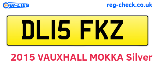 DL15FKZ are the vehicle registration plates.