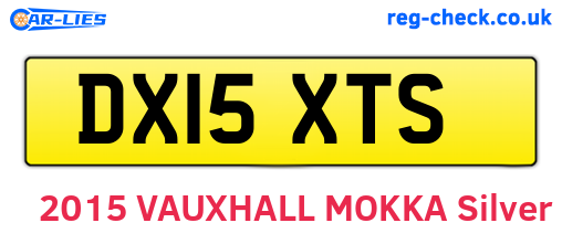 DX15XTS are the vehicle registration plates.