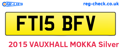 FT15BFV are the vehicle registration plates.