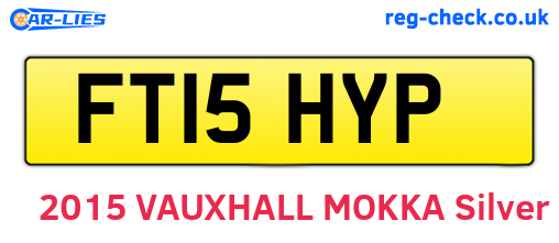 FT15HYP are the vehicle registration plates.