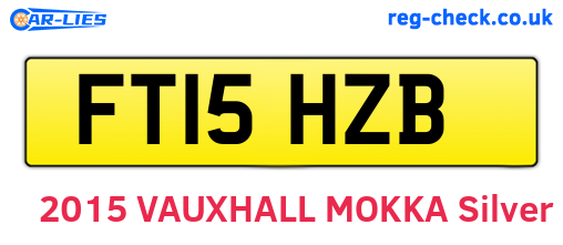 FT15HZB are the vehicle registration plates.