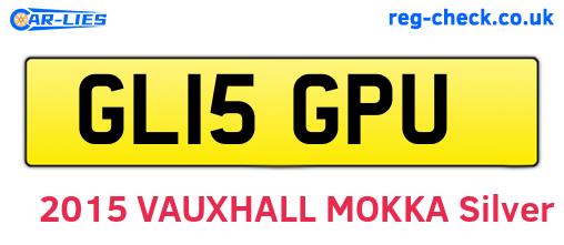 GL15GPU are the vehicle registration plates.