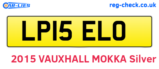 LP15ELO are the vehicle registration plates.