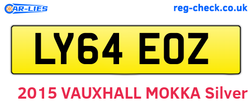 LY64EOZ are the vehicle registration plates.