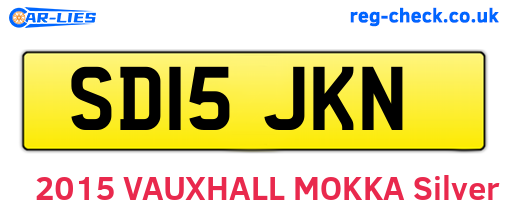SD15JKN are the vehicle registration plates.