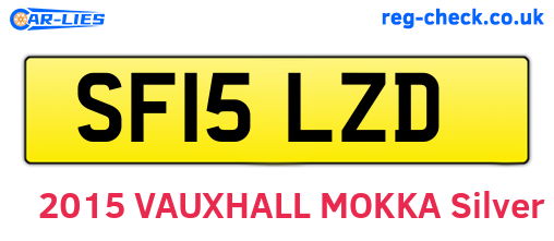 SF15LZD are the vehicle registration plates.