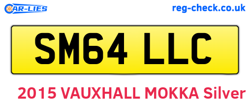 SM64LLC are the vehicle registration plates.
