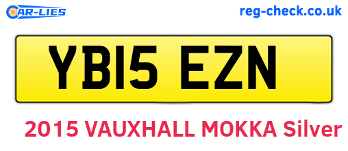YB15EZN are the vehicle registration plates.