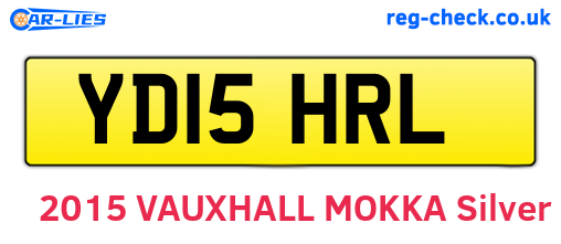 YD15HRL are the vehicle registration plates.
