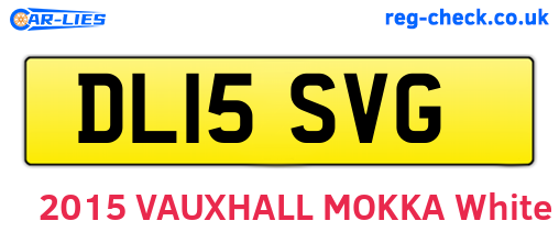 DL15SVG are the vehicle registration plates.