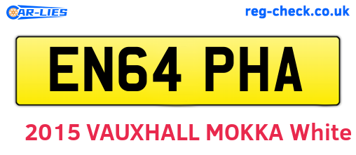EN64PHA are the vehicle registration plates.