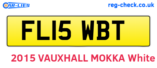 FL15WBT are the vehicle registration plates.