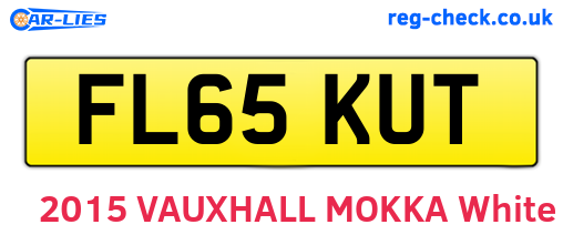 FL65KUT are the vehicle registration plates.
