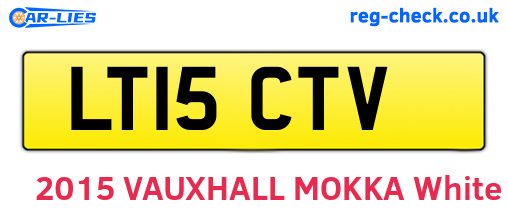 LT15CTV are the vehicle registration plates.