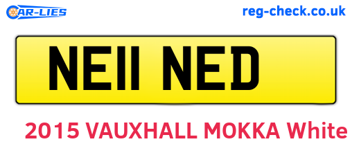 NE11NED are the vehicle registration plates.