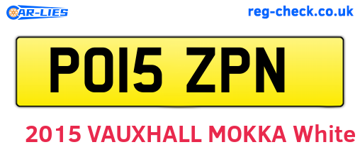 PO15ZPN are the vehicle registration plates.