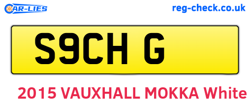 S9CHG are the vehicle registration plates.