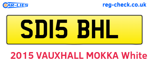 SD15BHL are the vehicle registration plates.