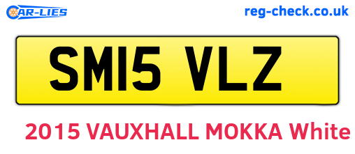 SM15VLZ are the vehicle registration plates.