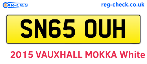 SN65OUH are the vehicle registration plates.