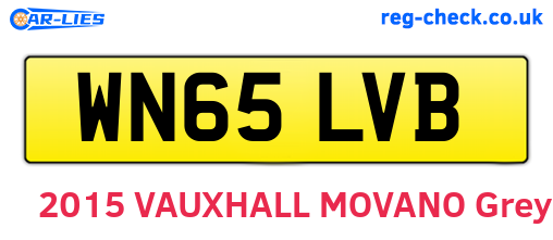WN65LVB are the vehicle registration plates.
