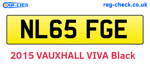 NL65FGE are the vehicle registration plates.