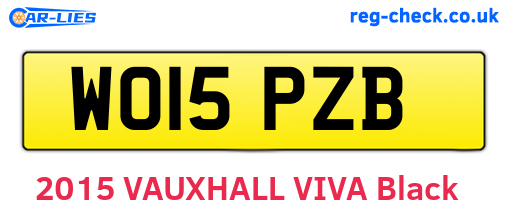 WO15PZB are the vehicle registration plates.