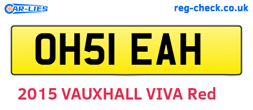 OH51EAH are the vehicle registration plates.
