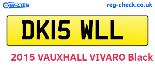 DK15WLL are the vehicle registration plates.