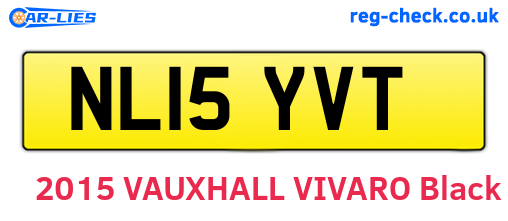 NL15YVT are the vehicle registration plates.