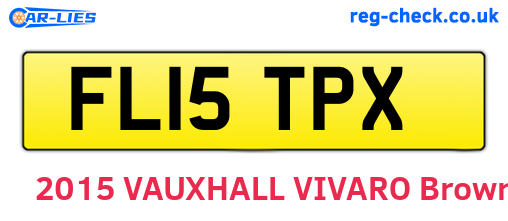 FL15TPX are the vehicle registration plates.