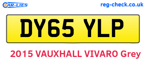 DY65YLP are the vehicle registration plates.