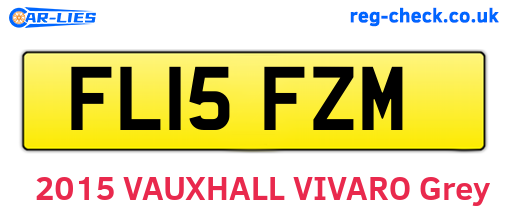 FL15FZM are the vehicle registration plates.