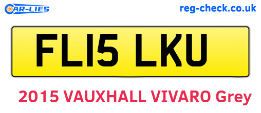 FL15LKU are the vehicle registration plates.