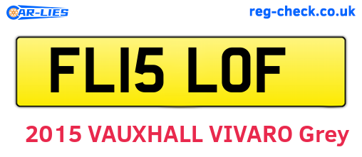 FL15LOF are the vehicle registration plates.