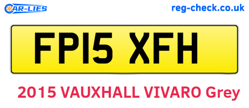 FP15XFH are the vehicle registration plates.