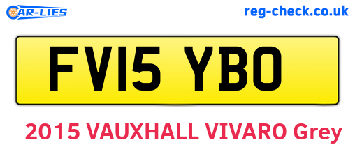 FV15YBO are the vehicle registration plates.
